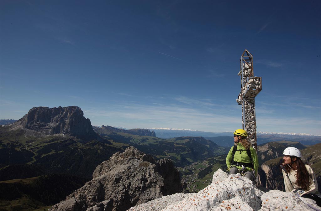 Cirspitzen Klettersteig im Sommer