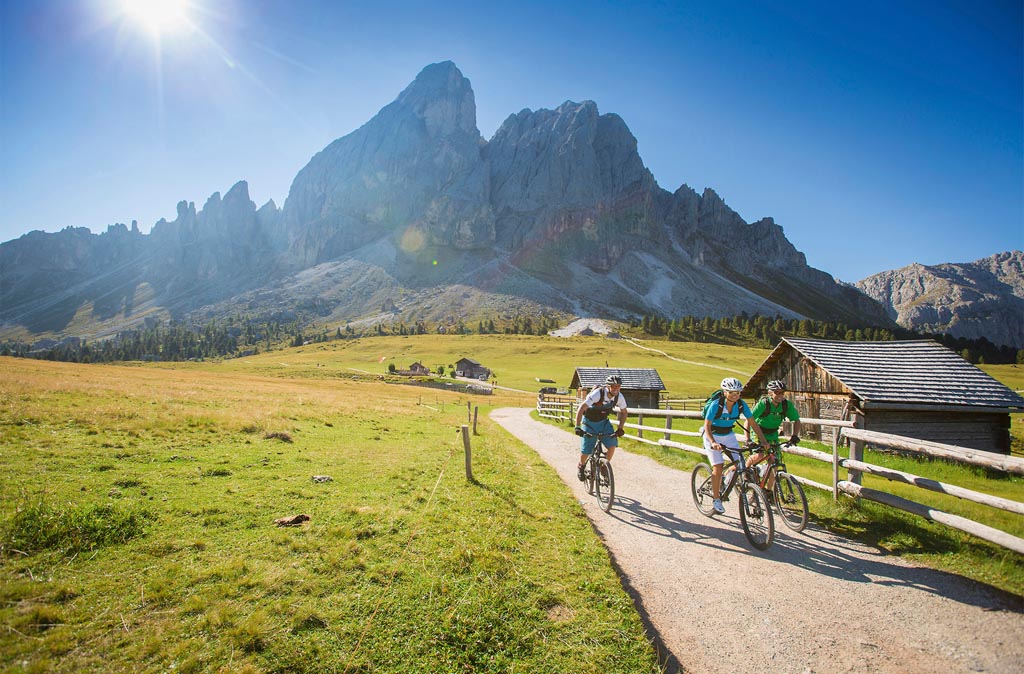 Mountainbiken in den Dolomiten
