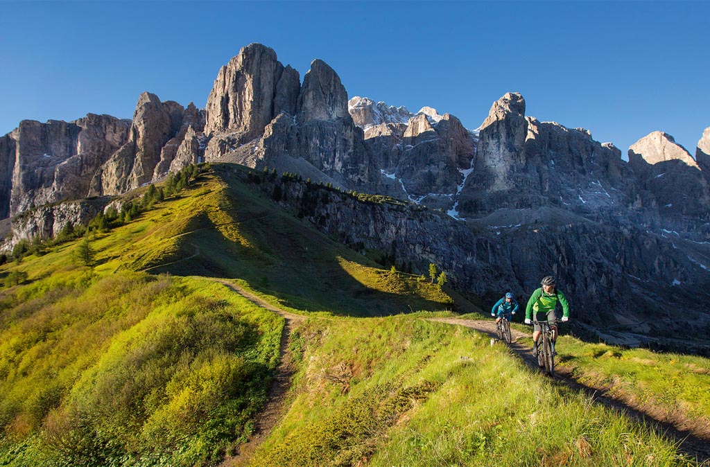 Mountainbiken in den Dolomiten - Sellaronda