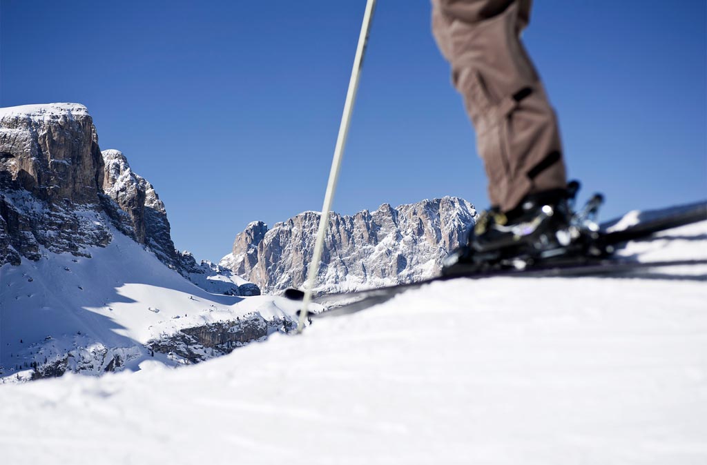 Skifahren in Wolkenstein in Gröden