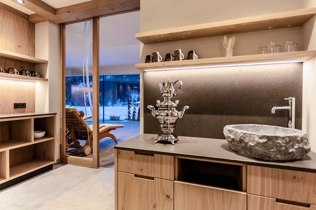 Wellness des Chalet Plazola